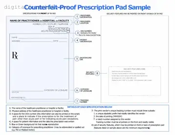 Free Prescription Pad Form in PDF