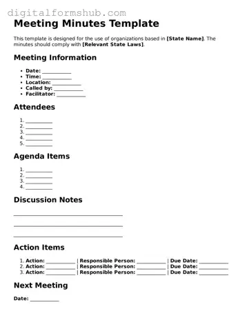 Valid Meeting Minutes Document