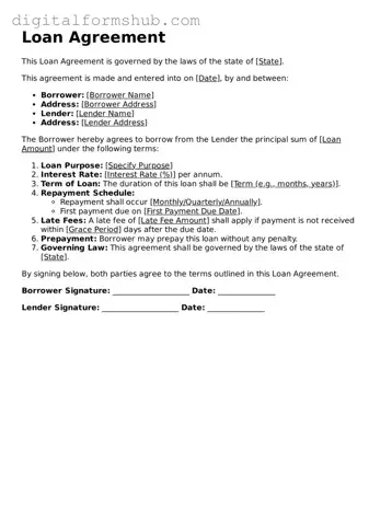 Valid Loan Agreement Document