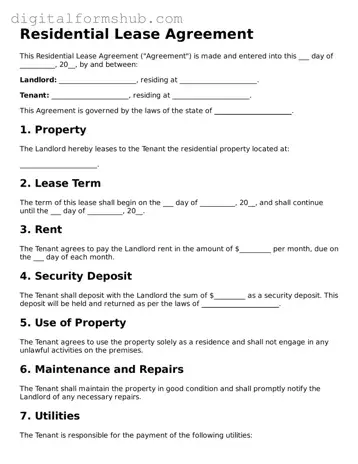 Valid Lease Agreement Document